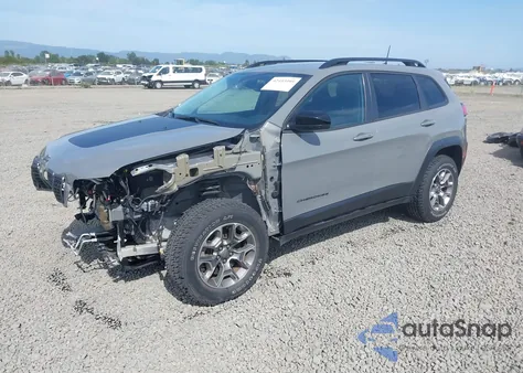 2022 Jeep Cherokee Trailhawk 4X4 из США, поврежденный, VIN 1C4PJMBX2ND525770